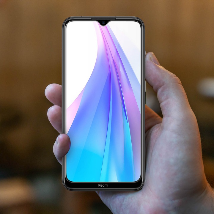 Produktbild Avizar Kristallklare Folie, Glas-Displayschutz (1 Stück, Xiaomi Redmi Note 8T)