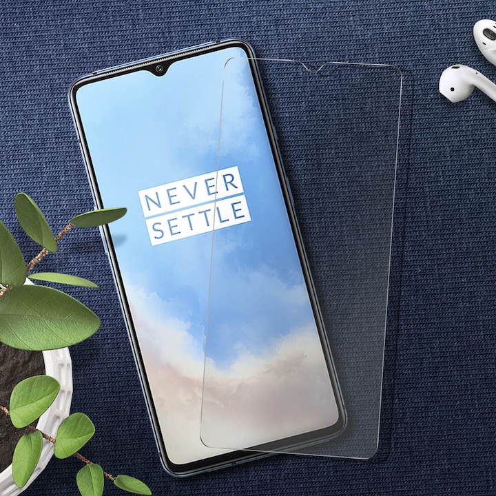 Produktbild Avizar Kristallklare Folie, Glas-Displayschutz (1 Stück, OnePlus 7T)