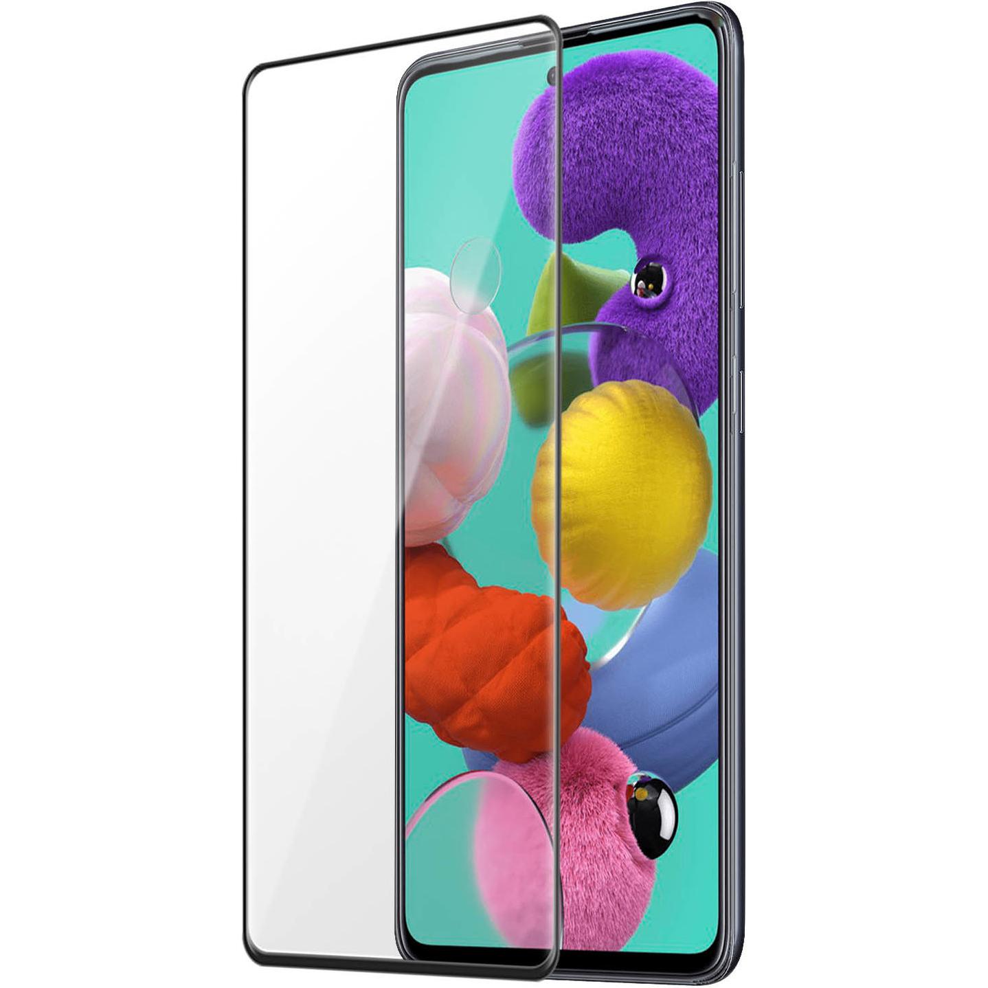 Thumbnail - Avizar Panzerglas, Glas Schutzfolie, Schutzglas (1 Stück, Samsung Galaxy A51), Smartphone Schutzfolie, Schwarz