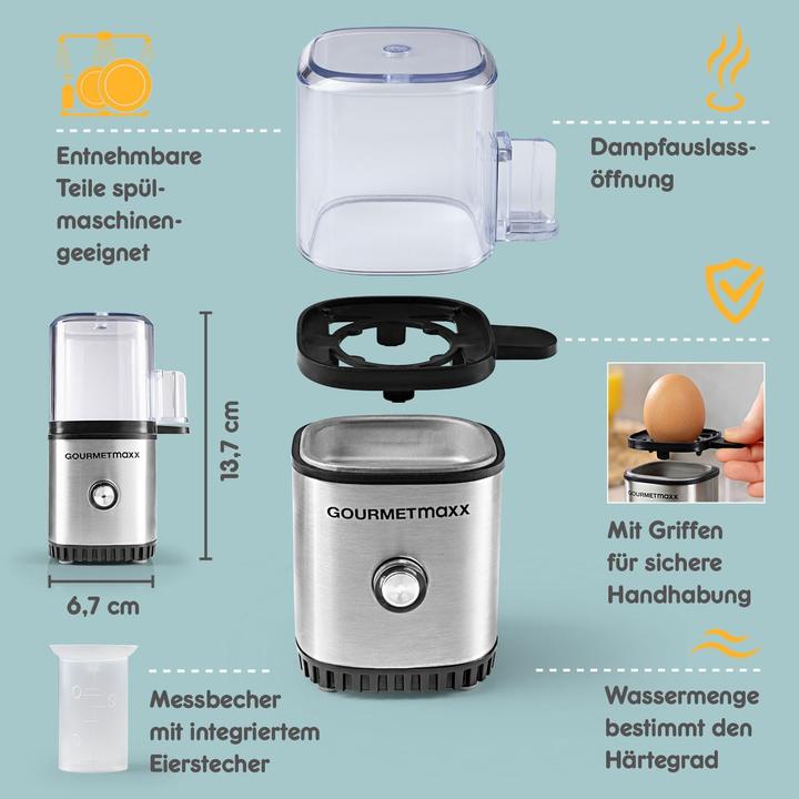 Image du produit Gourmetmaxx Cuiseur d'oeufs 1oeuf
