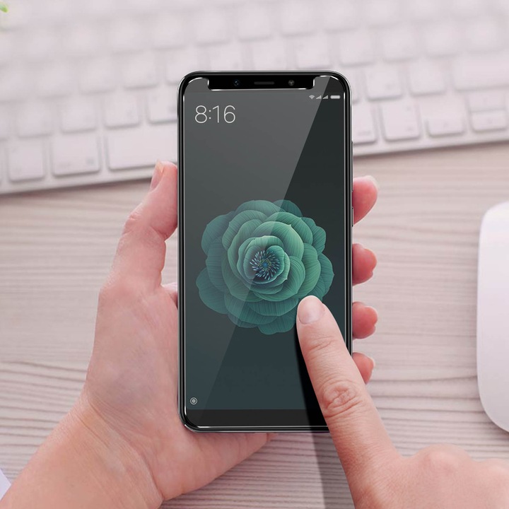 Produktbild Avizar Kristallklare Folie, Glas-Displayschutz (1 Stück, Xiaomi Mi A2)