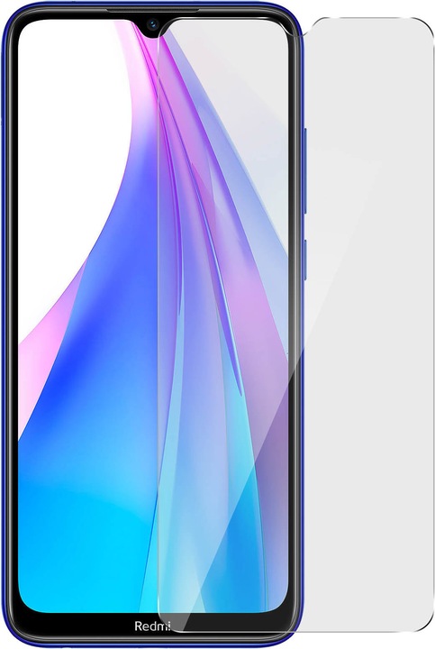 Produktbild Avizar Kristallklare Folie, Glas-Displayschutz (1 Stück, Xiaomi Redmi Note 8)
