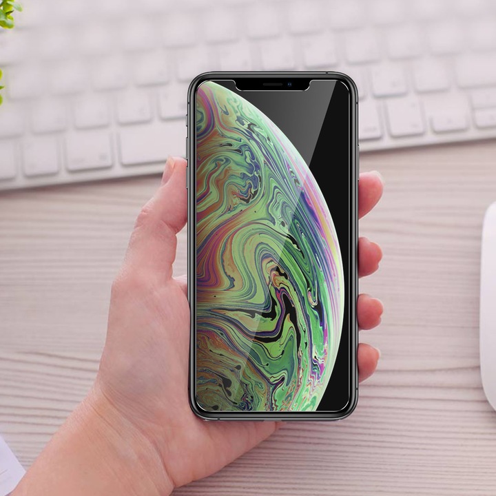 Produktbild Avizar Kristallklare Folie, Glas-Displayschutz (1 Stück, Apple iPhone XS Max)