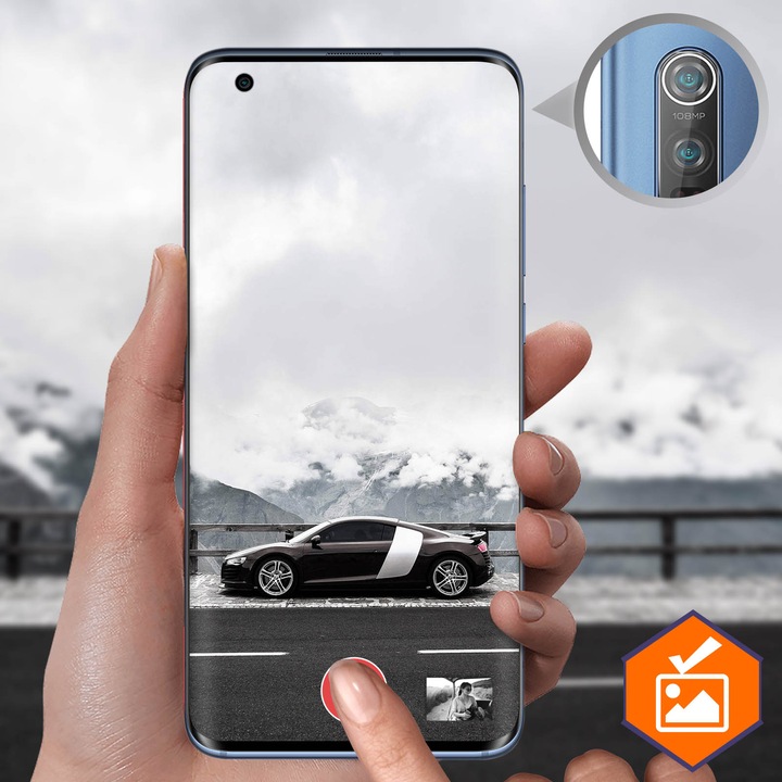 Immagine prodotto Imak Pellicola protettiva, pellicola per fotocamera posteriore, protezione per fotocamera (2 Pezzo/i, Xiaomi Mi 10)