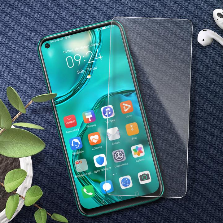Actual product image Avizar Crystal clear film, glass screen protector (1 Piece, Huawei P40 Lite)