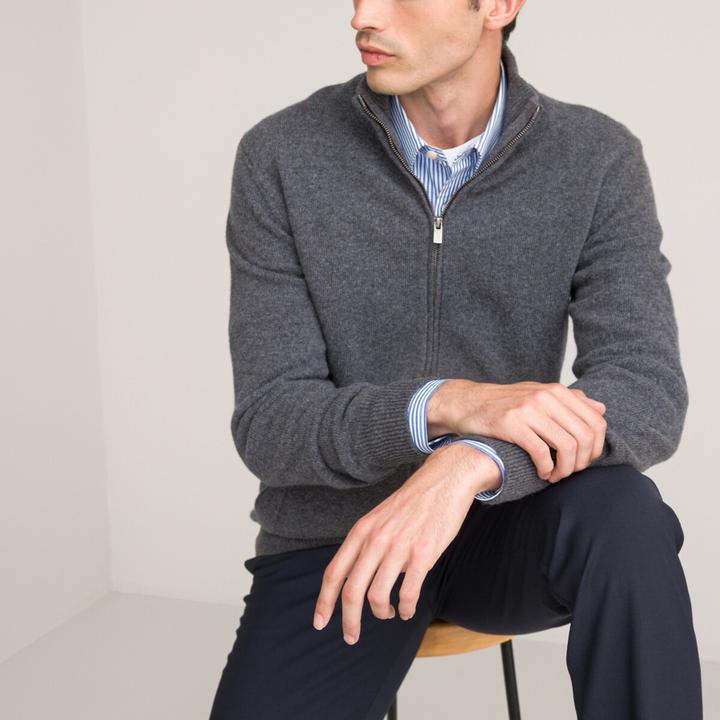 Produktbild La Redoute Collections Strickjacke aus 100% Lambswool (XL)