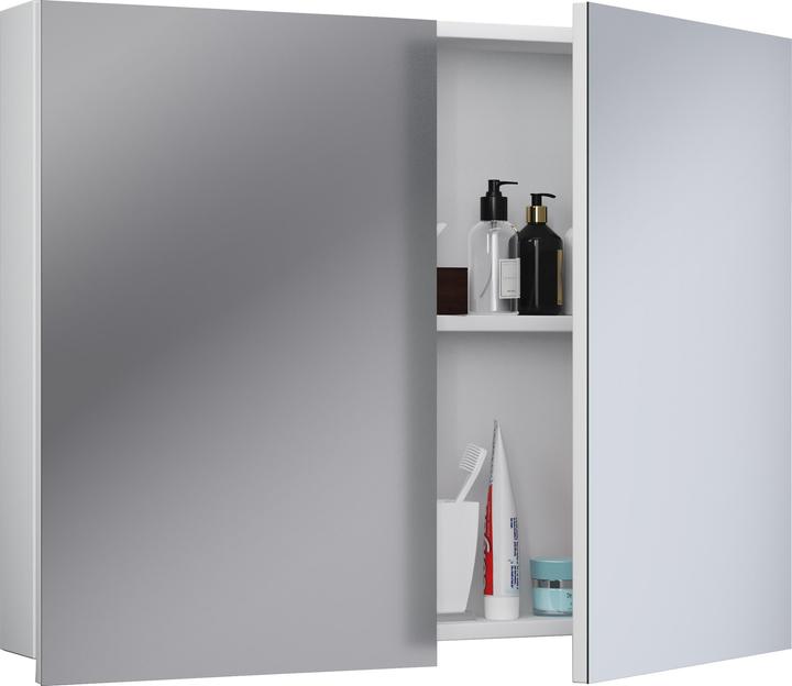 Productafbeelding VCM Houten Badkamermeubilair Spiegelkabinet Badinos (60 x 12 cm)
