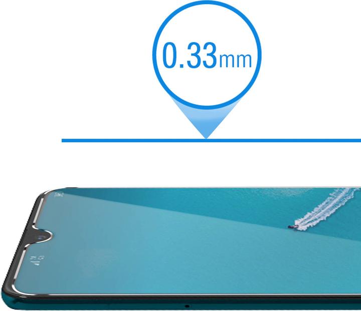 Actual product image Avizar Crystal clear film, glass screen protector (1 Piece, Mate 20)
