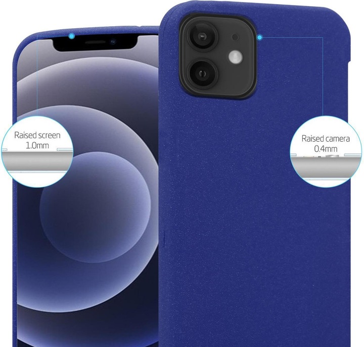 Immagine prodotto Cadorabo Copertura smerigliata in TPU (Realme 12 Pro+, Apple iPhone 12)