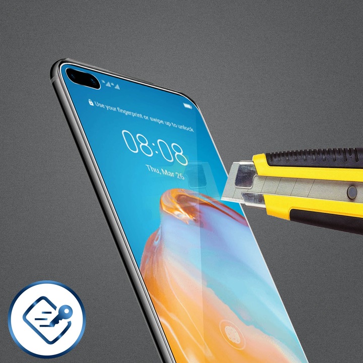 Produktbild Avizar Kristallklare Folie, Glas-Displayschutz (2 Stück, Huawei P40)