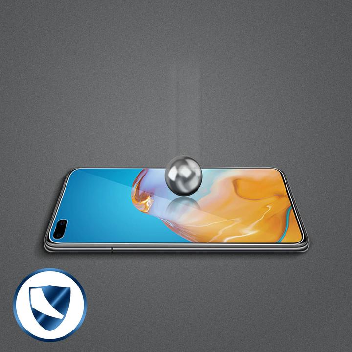 Actual product image Avizar Crystal clear film, glass screen protector (2 Piece, Huawei P40)