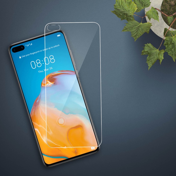 Produktbild Avizar Kristallklare Folie, Glas-Displayschutz (2 Stück, Huawei P40)