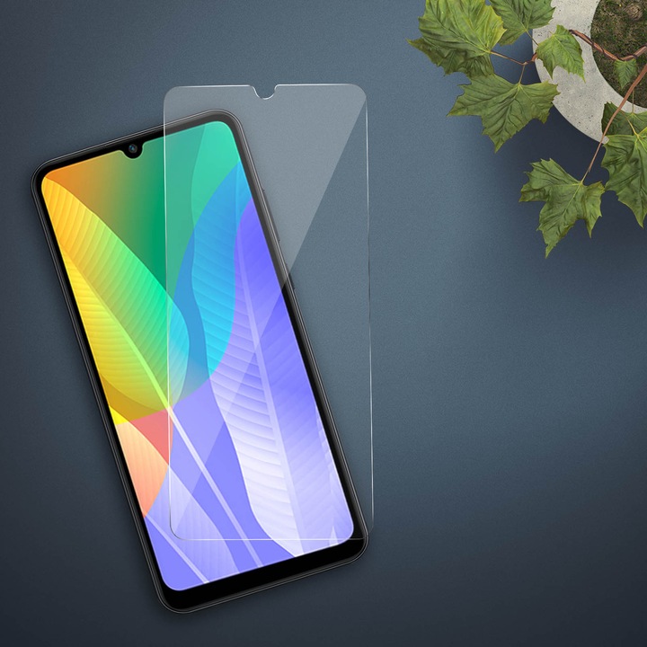 Produktbild Avizar Kristallklare Folie, Glas-Displayschutz (1 Stück, Honor 9A, Huawei Y6p)