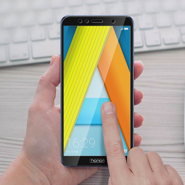 Actual product image Avizar bulletproof glass, glass protective film, protective glass (1 Piece, Huawei Y6 (2018))