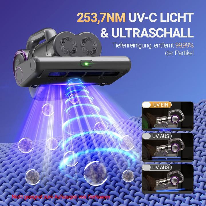 Produktbild Feppo Milbensauger mit UV-C & HEPA-Filter (500W)