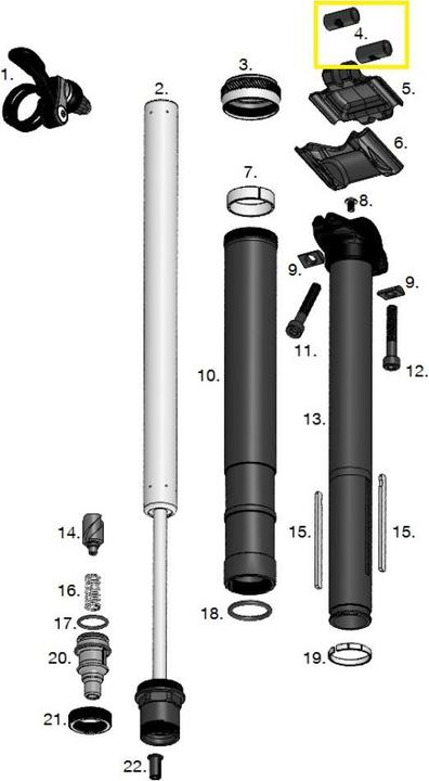 Crankbrothers Highline Barrel Nut Sattelbolzen