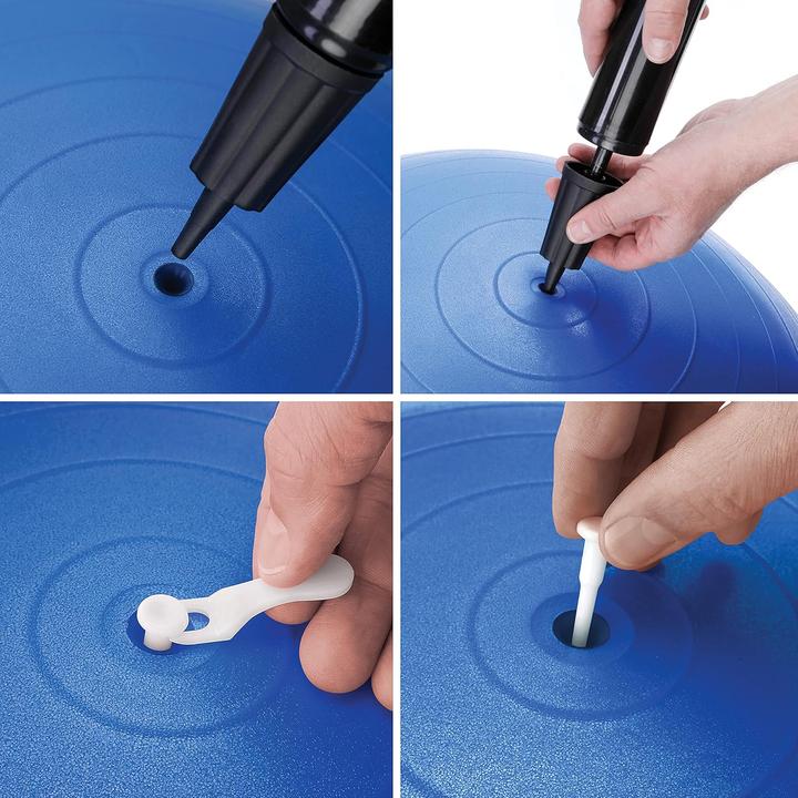 Actual product image Bodymate Gymnastikball mit Pumpe (55 cm)