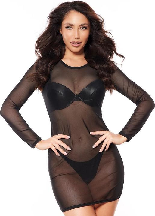 Axami Robe tulle noir V-10639 - - XXL - Noir