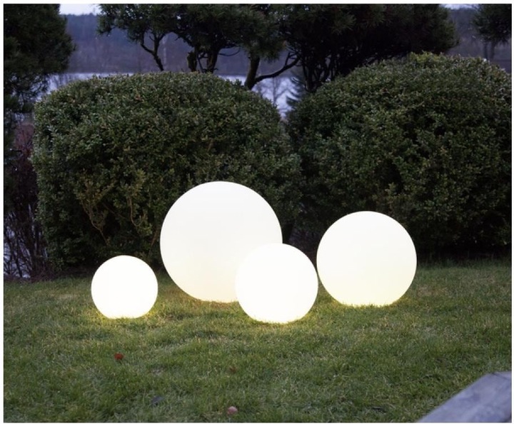 Actual product image Star Trading LED sphere Twilights (IP44)