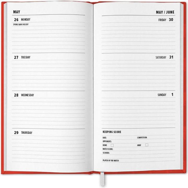 Produktbild Manchester United FC Tagebuch 2025 Schmal