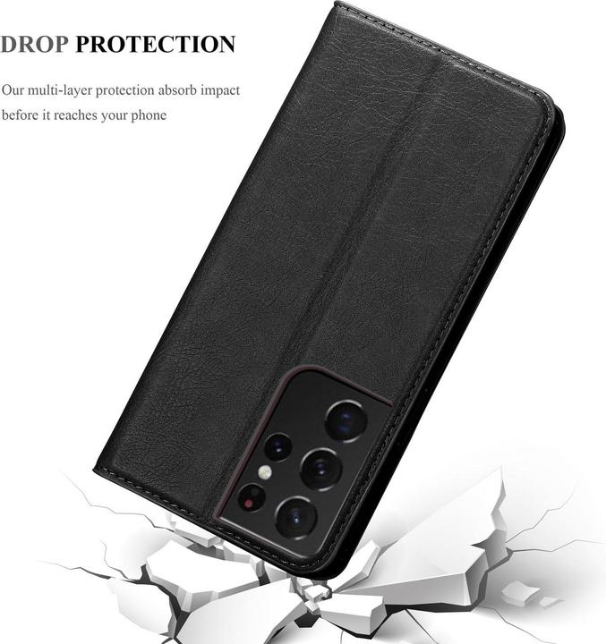 Productafbeelding Cadorabo Boek Onzichtbare Magneethoes (Samsung Galaxy S21 Ultra)