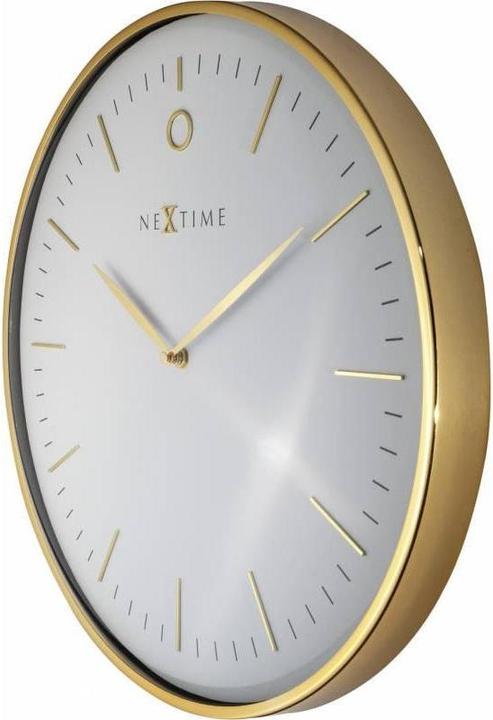 Actual product image Nextime Wall clock Glamour white (40 cm)