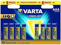 Productafbeelding Varta Longlife AAA (8 Pcs., AAA, 1230 mAh)