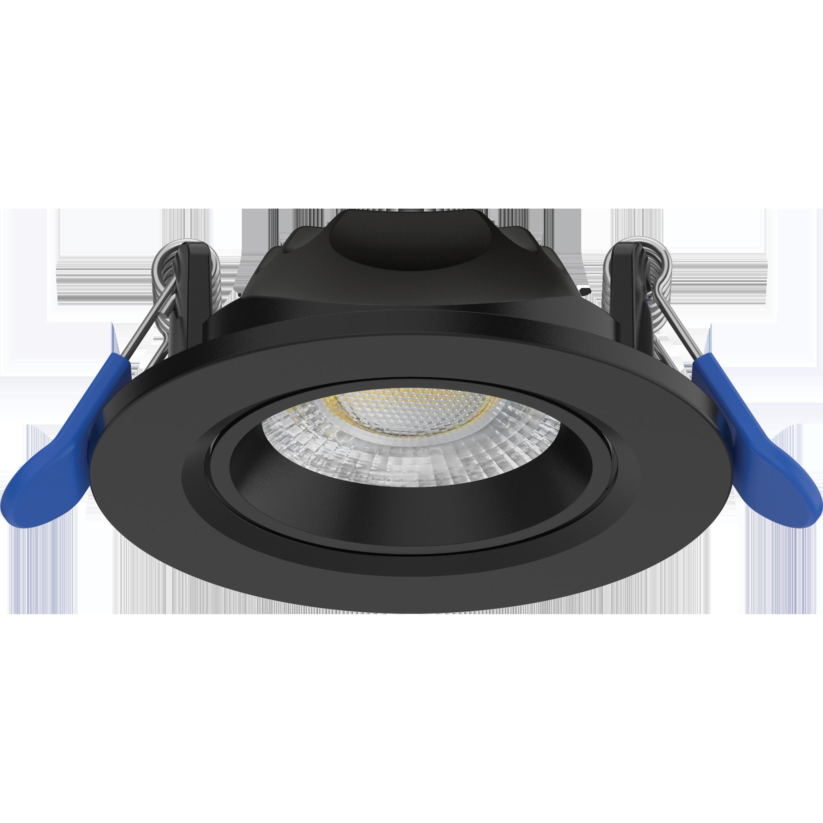 Opple, Wandleuchte + Deckenleuchte, Einbaustr EcoMax Slim DA68 schwenk 7W 735lm dimmbar 2700/3000/4000K schwarz (735 lm)
