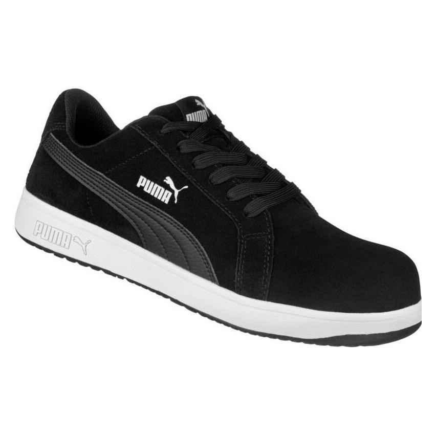 Puma, Werkschoenen, Suède Zwart Laag S1P (S1P, 40)