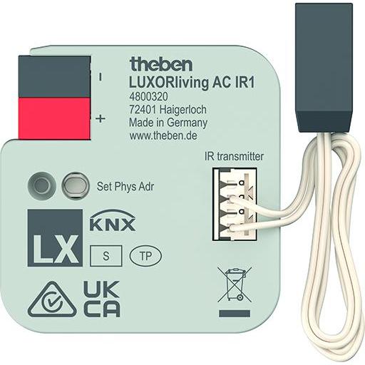 Theben, Programma di commutazione degli accessori, LUXORliving AC IR1
