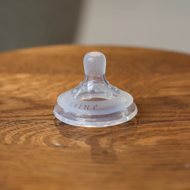 Actual product image Liini Bottle teat with breast structure 0+