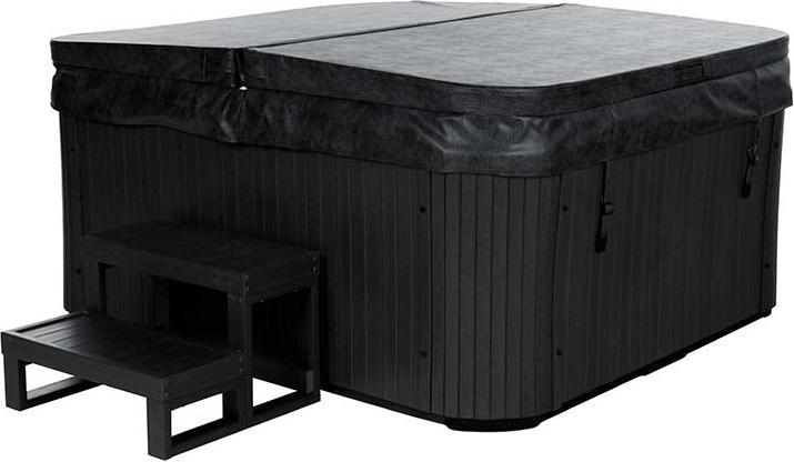 Produktbild Home Deluxe Outdoor Whirlpool RUBY, 19 Massagedüsen, Beleuchtung, Treppe und Thermoabdeckung, 4 Personen (4 Pers.)