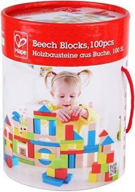Image du produit Hape Briques de construction en bois de hêtre 100 pièces