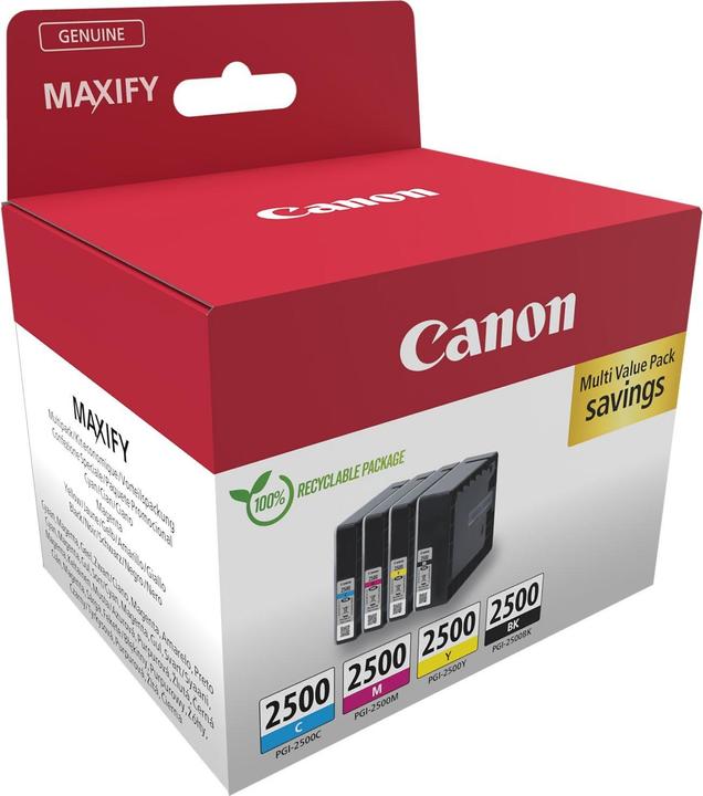 Actual product image Canon PGI-2500 Multipack (Color, FC)