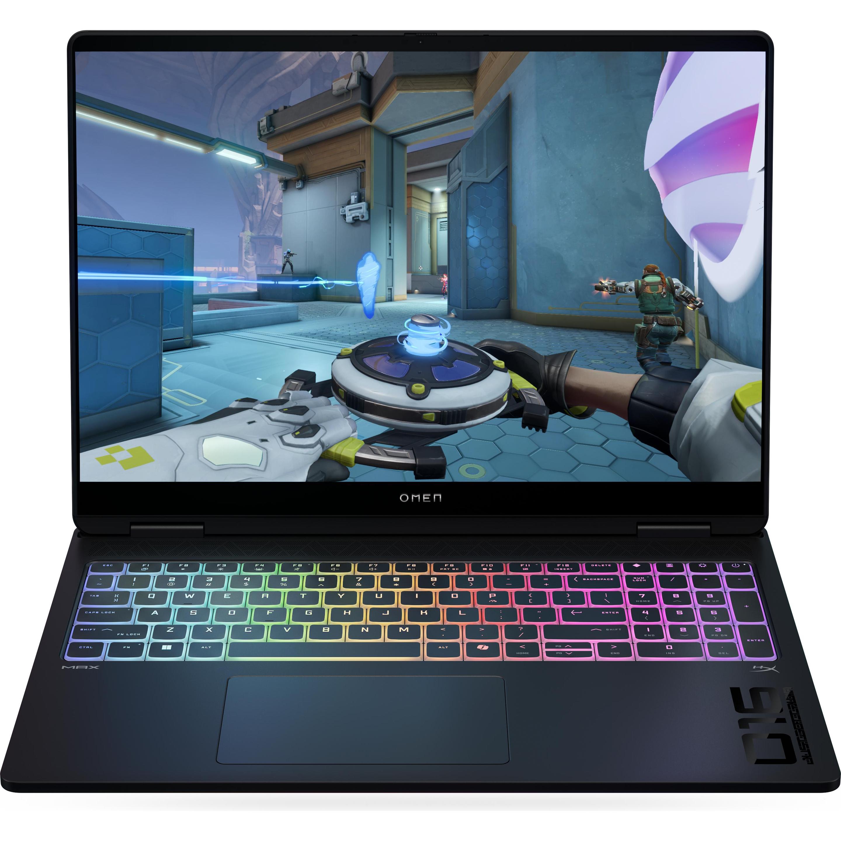 HP OMEN MAX Gaming Laptop 16-ak0174ng (16", 1000 GB, 32 GB, Germania), Notebook, Nero