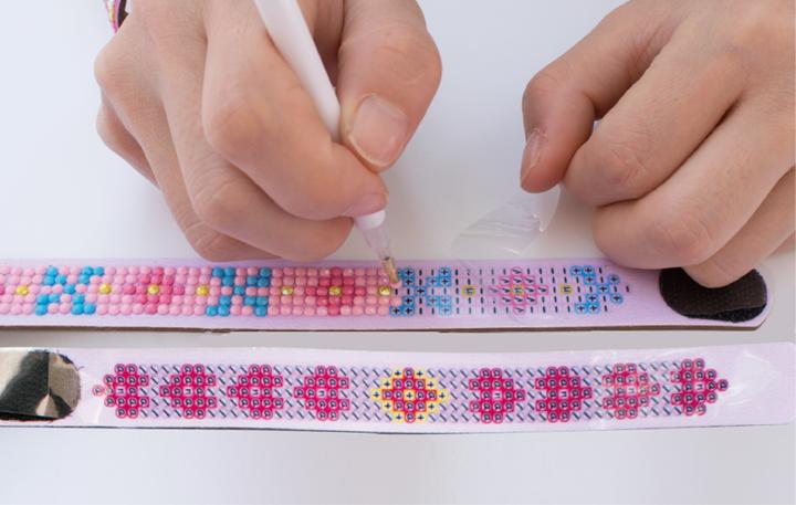 Produktbild Diamond Dotz Diamond Painting Armbänder Pink