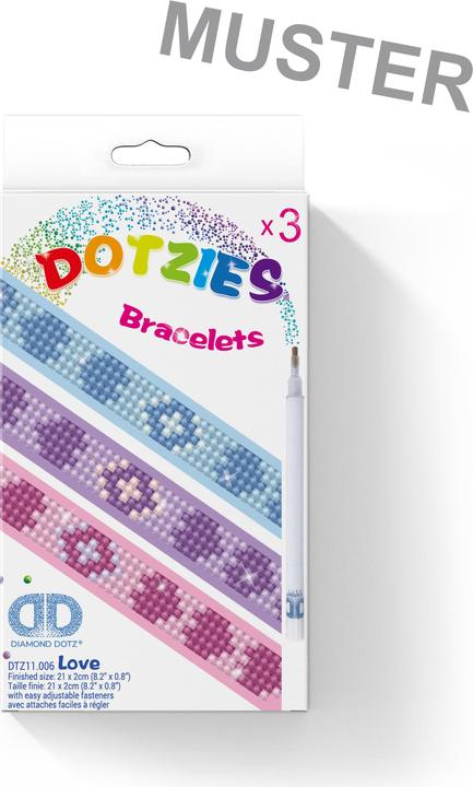Produktbild Diamond Dotz Diamond Painting Armbänder Pink