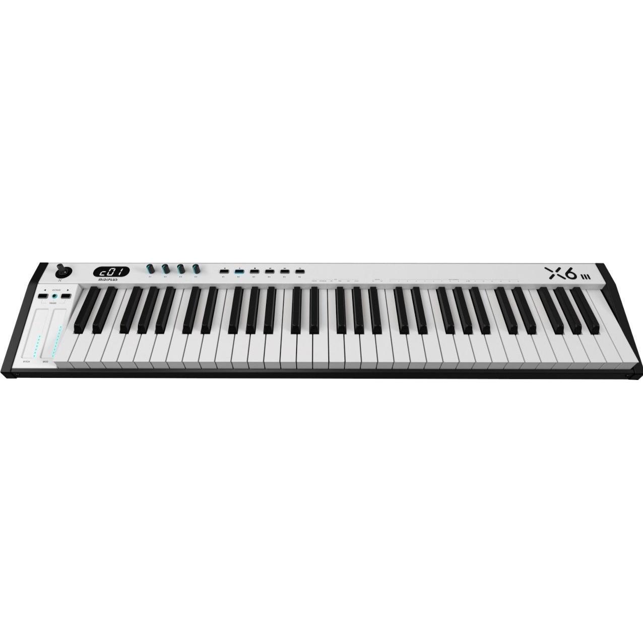 Thumbnail - MidiPlus X6 III - Klawiatura sterująca 3 generacji (Keyboard), MIDI Controller, Weiss, Schwarz