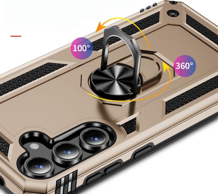 Actual product image Cover-Discount FE - Robust back cover with kickstand (Samsung Galaxy S24 FE)