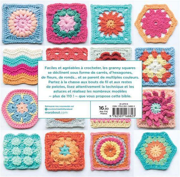 Actual product image La bible des granny squares : + de 110 motifs et formes au crochet (Aono-Billson Hiroko, French)