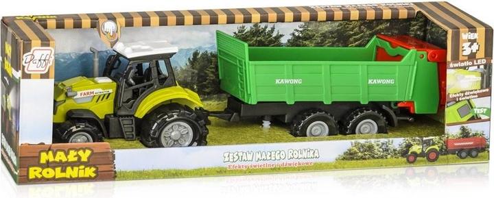 Image du produit Daff Tracteur avec remorque à benne basculante, ensileuse