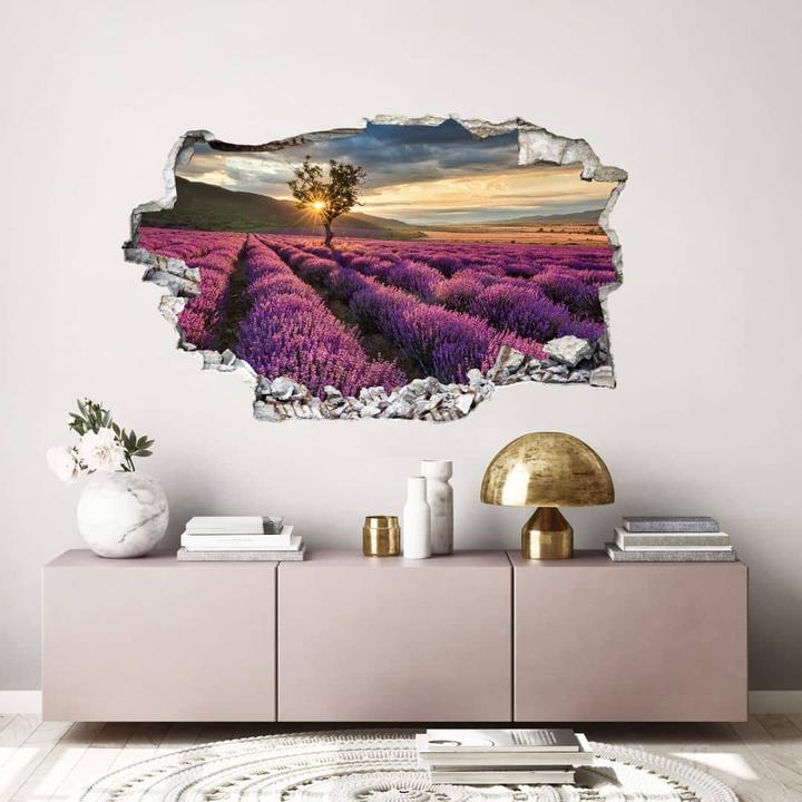 Produktbild Trenddeko 3D Lavendelblüte in der Provence (80 x 43 cm)
