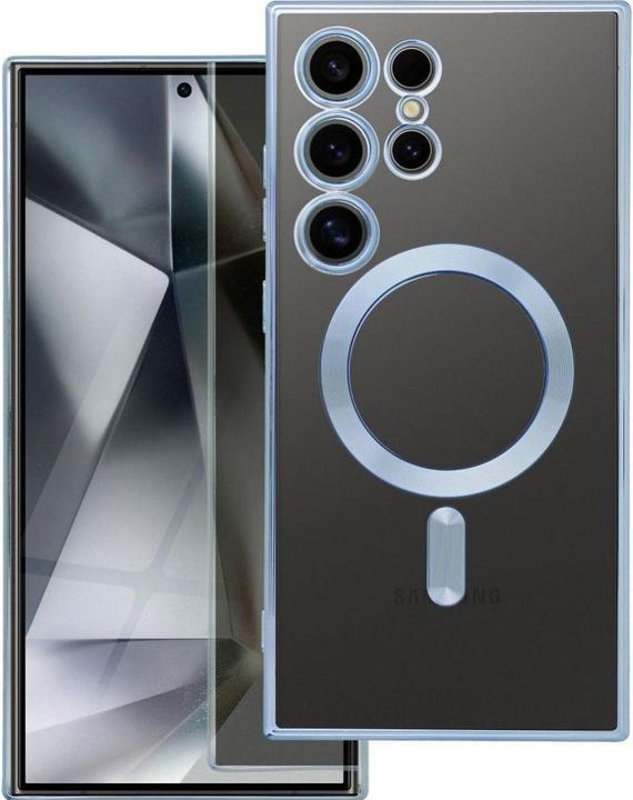 Produktbild OEM Back panel cover ELECTRO MAG COVER case compatible with MagSafe for SAMSUNG S25 Edge blue (Samsung Galaxy S25 Edge)