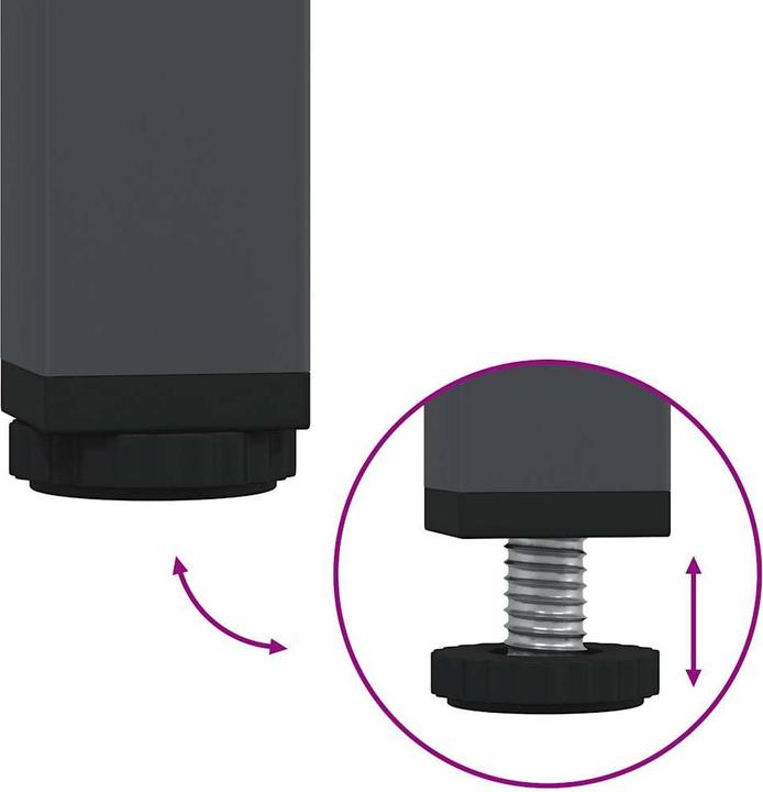 Image du produit vidaXL Loralee (202 x 39 x 43,5 cm)