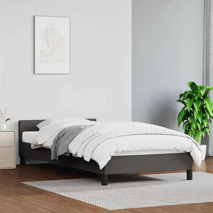 Actual product image vidaXL Bettgestell mit Kopfteil (80 x 200 cm)
