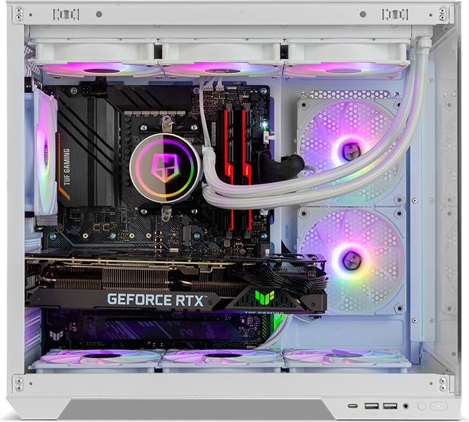 Actual product image Nox Hummer Astra Neo White (ITX, ATX, mATX)