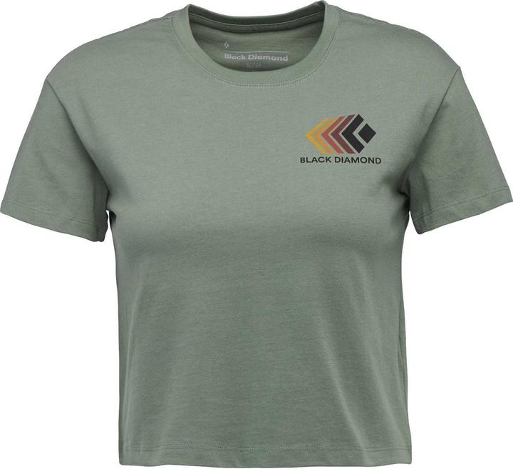 Actual product image Black Diamond W Faded Crop Ss Tee (L)