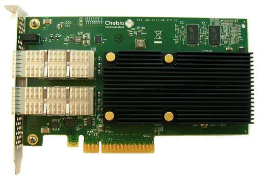 Chelsio T580-CR Netzwerkkarte Dual-Port QSFP+ 40 Gbit T580-CR (PCI Express 3.0 x8)