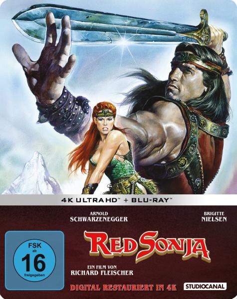 Actual product image Red Sonja - Limited Steelbook Edition (4K Ultra HD+Blu-ray) (Blu-ray, German, French, English)