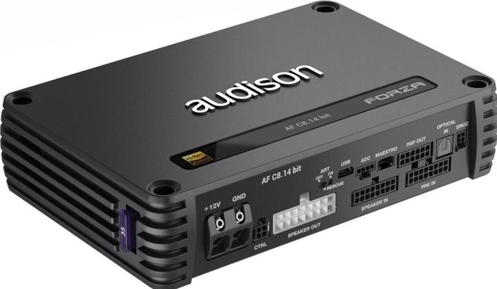 Audison Forza AF C8.14 bit, 8-Kanal DSP-Verstärker, 100Watt